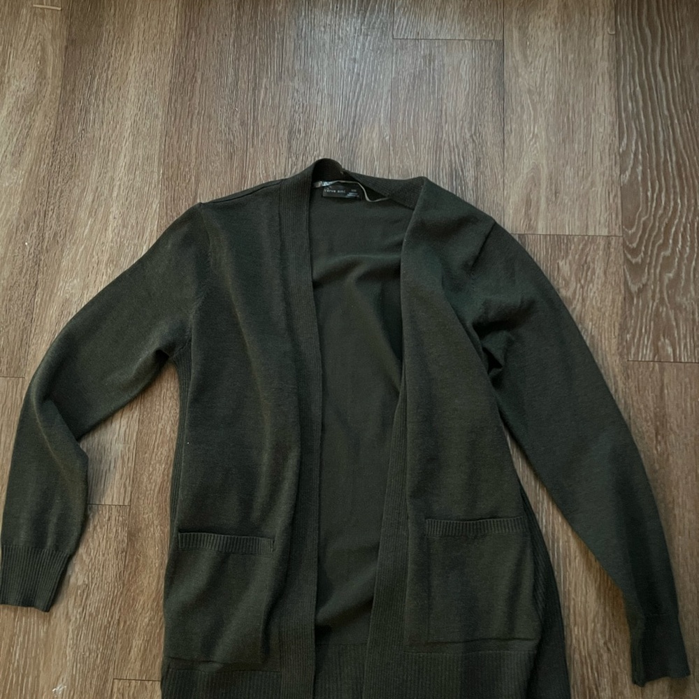 Verve Ami Dark Green Cardigan